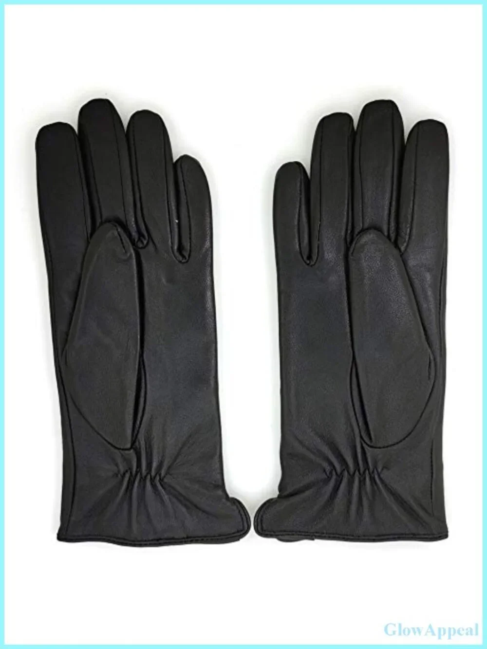 Genuine Lambskin Leather Touchscreen Winter Driving Gloves Cashmere Lined